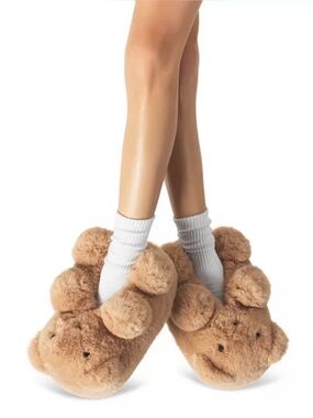 🤎✨NWT SKIMS Teddy Bear Slippers Light Brown Size EU 39/US 8.5W🤎